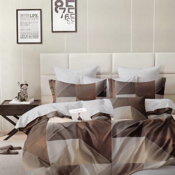 160×200 Gultas veļas komplekts by LUNA HOME / 100% kokvilna satīns / 3.daļas / Spilvendrānas 70×80 cm