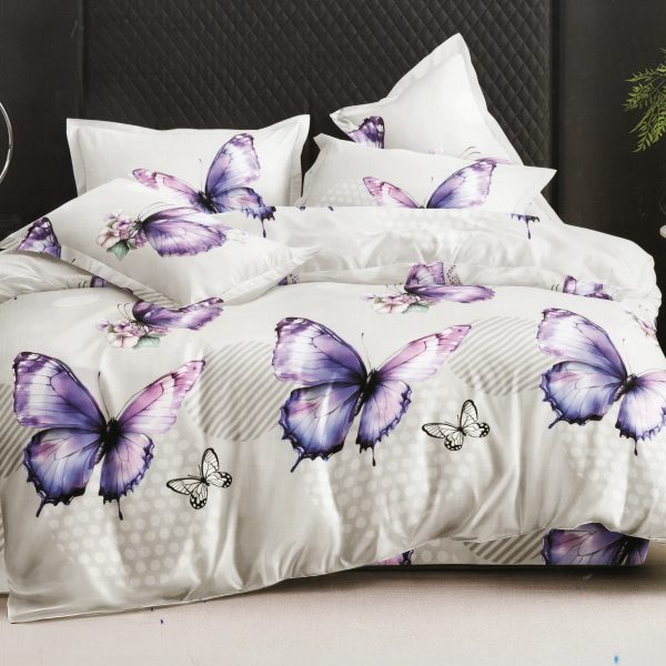 180×200 Gultas veļas komplekts by Milano Zone ar palagu/ 100% kokvilna satīns