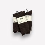 Alpakas vilnas vīriešu zeķes Alpaca Thermo (gaiši brūnas)