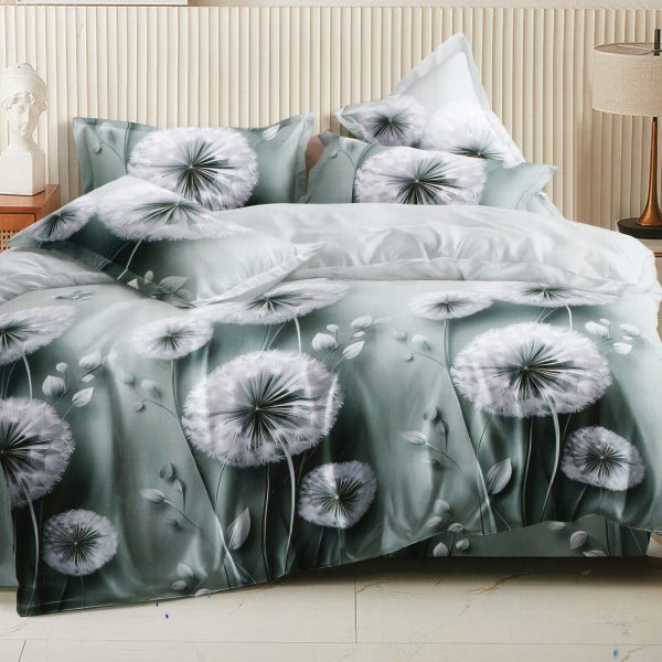 200×200 Gultas veļas komplekts Milano Zone ar palagu – 100% kokvilna satīns