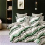 160×200 Gultas veļas komplekts by LUNA HOME / 100% kokvilna satīns / 3.daļas / Spilvendrānas 70×80 cm