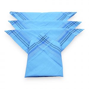 Klasisks auduma kabatlakatiņš vīriešiem 36×36 cm (gaiši zils) - Image 4