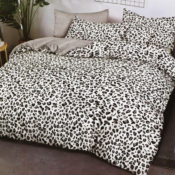 140×200 Gultas veļas komplekts Milano Zone ar palagu – 100% kokvilna satīns