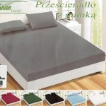 160×200 Palags ar gumiju by Fashion Home Textiles / 100% kokvilna satīns (Pelēks)