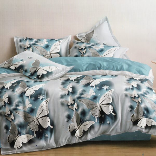 180×200 Gultas veļas komplekts by Milano Zone ar palagu/ 100% kokvilna satīns