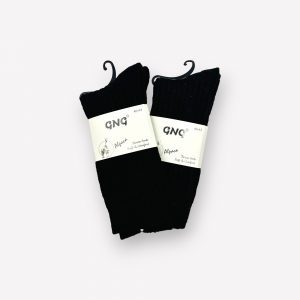 Alpakas vilnas vīriešu zeķes Alpaca Thermo (melnas) - Image 2