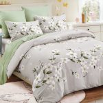 140×200 Gultas veļas komplekts Milano Zone ar palagu – 100% kokvilna satīns