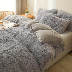 Premium dekoratīvas spilvendrānas ar mākslīgo kažokādu, 50×70 - Image 3