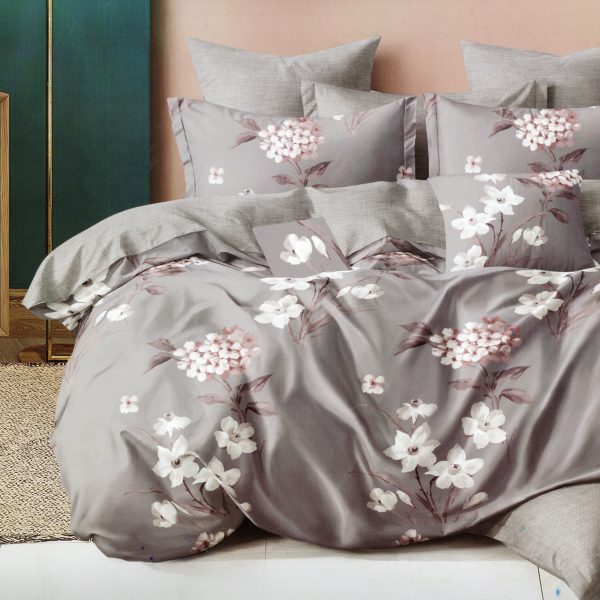 140×200 Gultas veļas komplekts Milano Zone ar palagu – 100% kokvilna satīns