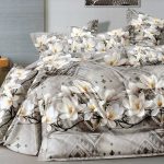 200×200 Gultas veļas komplekts Milano Zone ar palagu – 100% kokvilna satīns