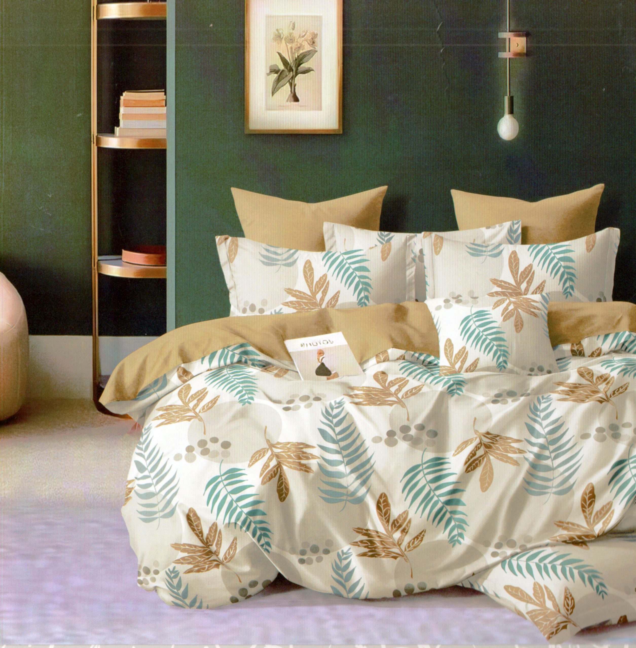 1562 Divguļamais segas pārvalks 200×220 Luna Home (konverts) – 100% kokvilna satīns - Image 1