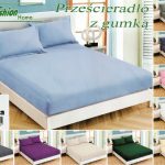 120x200 Palags ar gumiju Fashion Home Textiles / 100% kokvilna satīns (Gaiši zils)