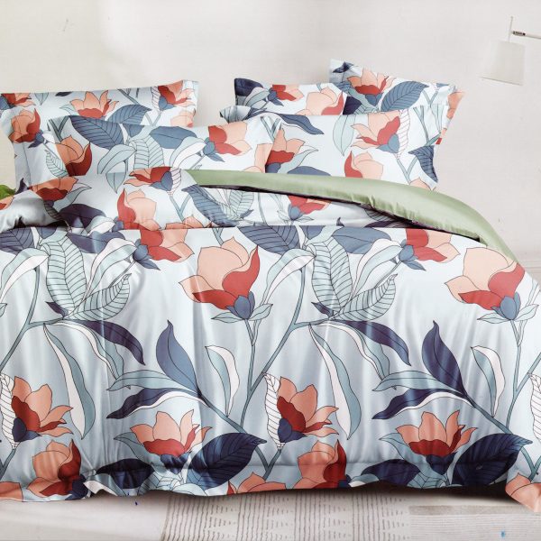 140×200 Gultas veļas komplekts Milano Zone ar palagu – 100% kokvilna satīns