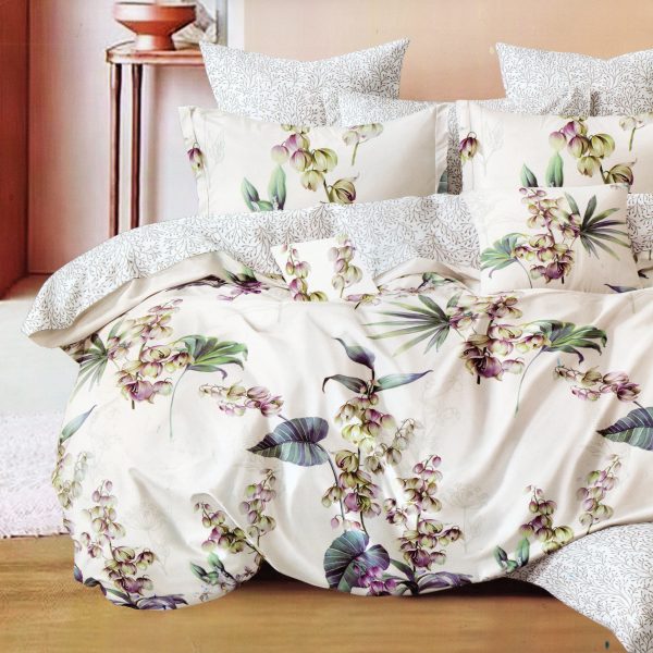 140×200 Gultas veļas komplekts Milano Zone ar palagu – 100% kokvilna satīns