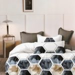 160×200 Segas pārvalks Luna Home – 100% kokvilnas satīns ar rāvējslēdzēju