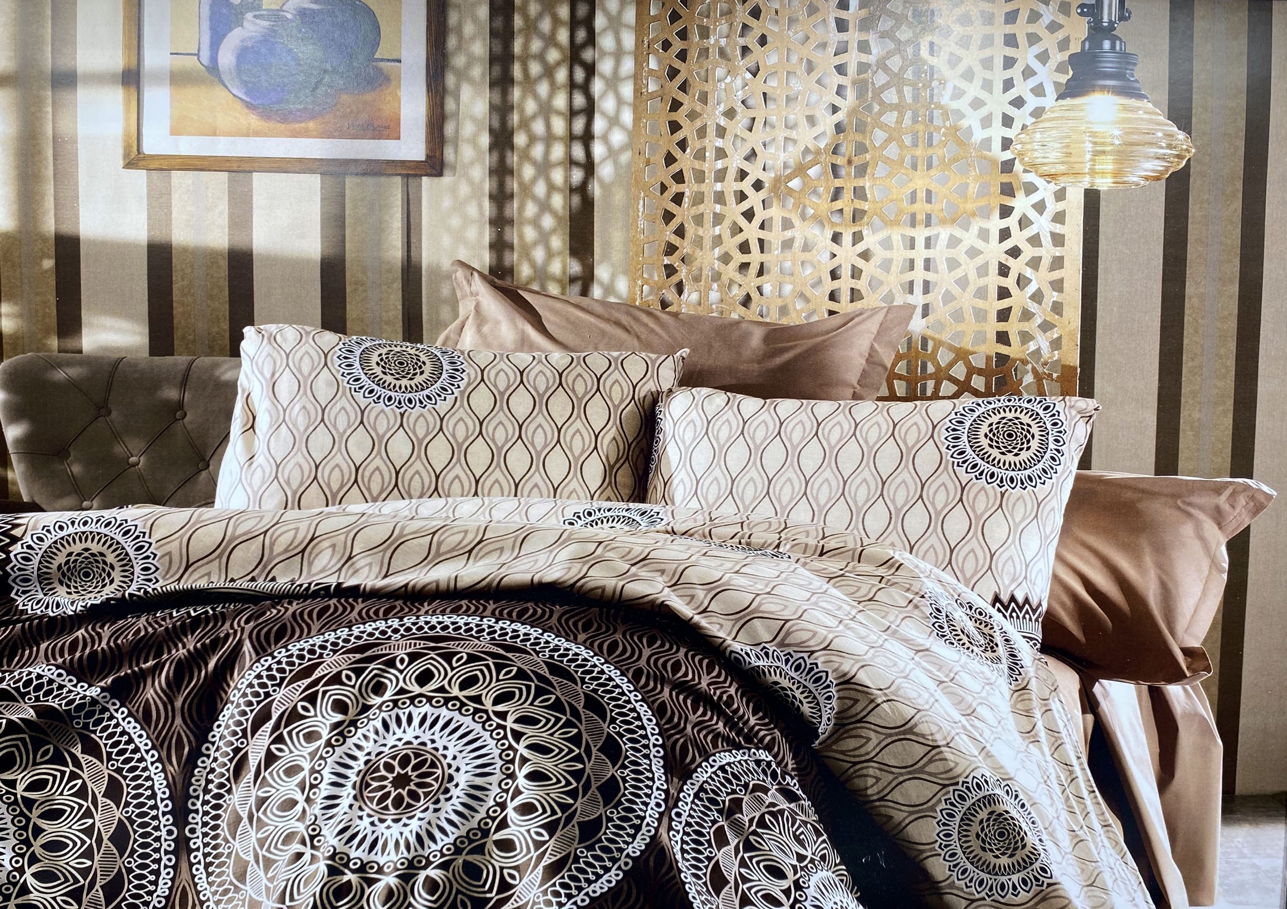 1697-1 140×200 Turcijas gultas veļa by "ADORN HOME"/ 100% Kokvilna/ LUX KLASE - Image 1
