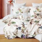 140×200 Gultas veļas komplekts Milano Zone ar palagu – 100% kokvilna satīns