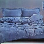 200×220 Luksusa satīna gultas veļas komplekts ar dekoratīvām mežģīnēm, palags ar gumiju (pelēks)