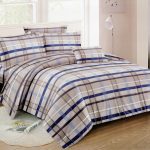 140×200 Gultas veļas komplekts Milano Zone ar palagu – 100% kokvilna satīns