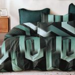 200x220 Gultas veļas komplekts Milano Zone ar palagu - 100% kokvilna satīns
