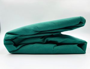 160×200 Palags ar gumiju by Mylano  Exclusive Collection / 100% kokvilna satīns (zaļš)