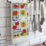 Virtuves Frotē dvielis 100% kokvilna 40×70 cm - Apple
