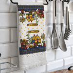 Virtuves Frotē dvielis 100% kokvilna 40×70 cm - Welcome Home