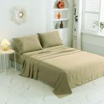 160×200 cm Vienkrāsains palags bez gumijas Milano Comfort Satin