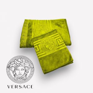 Luks klases vidējā izmēra vannas dvielis Versece 50×90 cm (salātu)