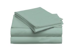 160×200 cm Vienkrāsains palags bez gumijas Milano Comfort Satin (gaiši zils)