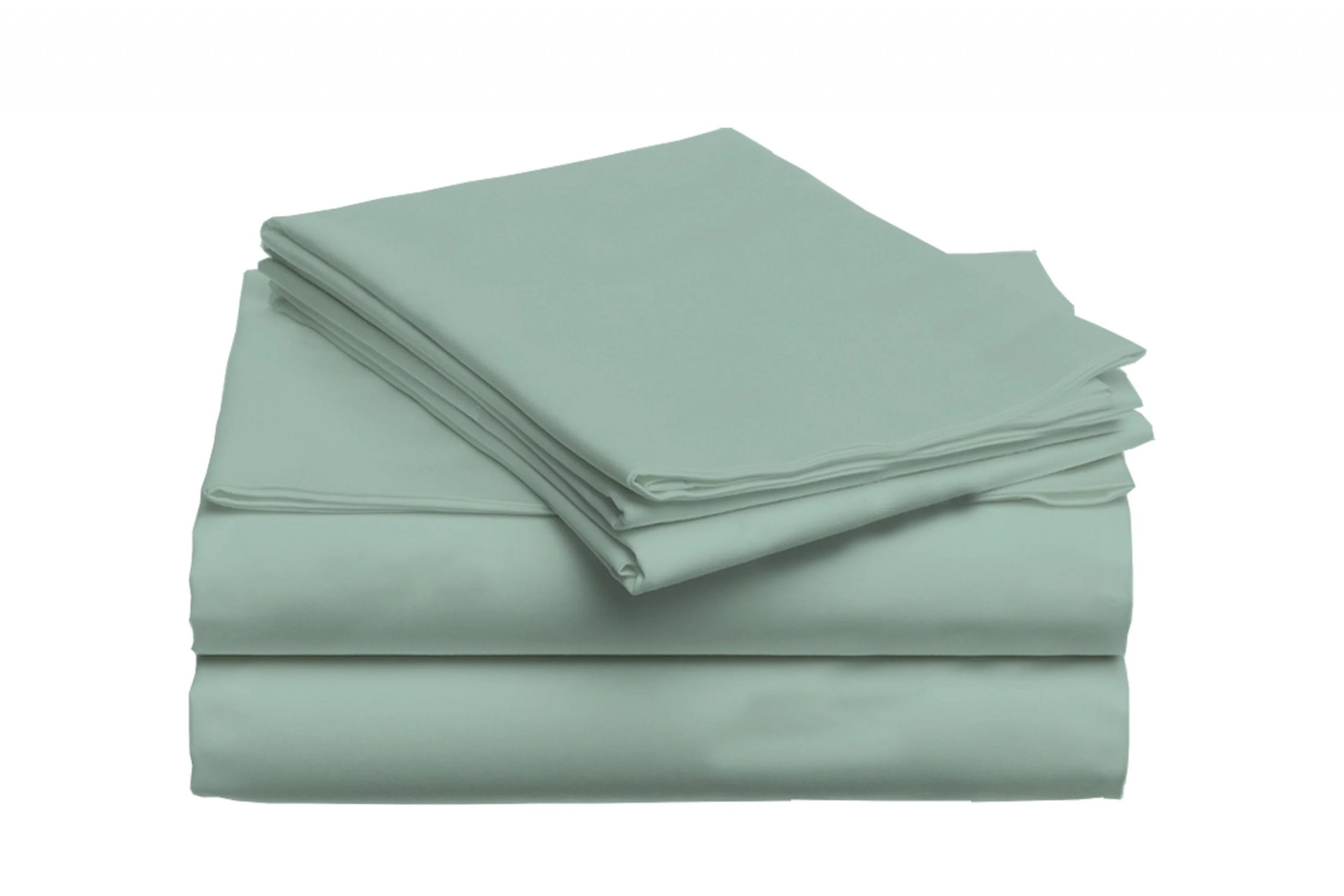 305 -1 160×200 cm Vienkrāsains palags bez gumijas Milano Comfort Satin (tirkīza) - Image 1