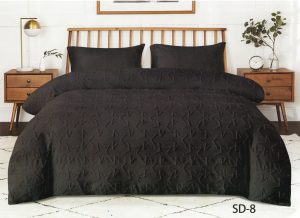 200×220 Premium gultas veļa ar palagu Luna Home dāvanu kastē, kokvilna satīns (tumši pelēks) - Image 7