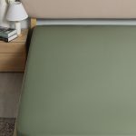 160×200 cm Vienkrāsains palags bez gumijas Milano Comfort Satin
