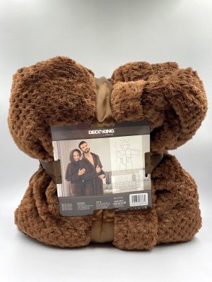 Mīksts mājas halāts Deco King XXXL (Brūns) - Image 2