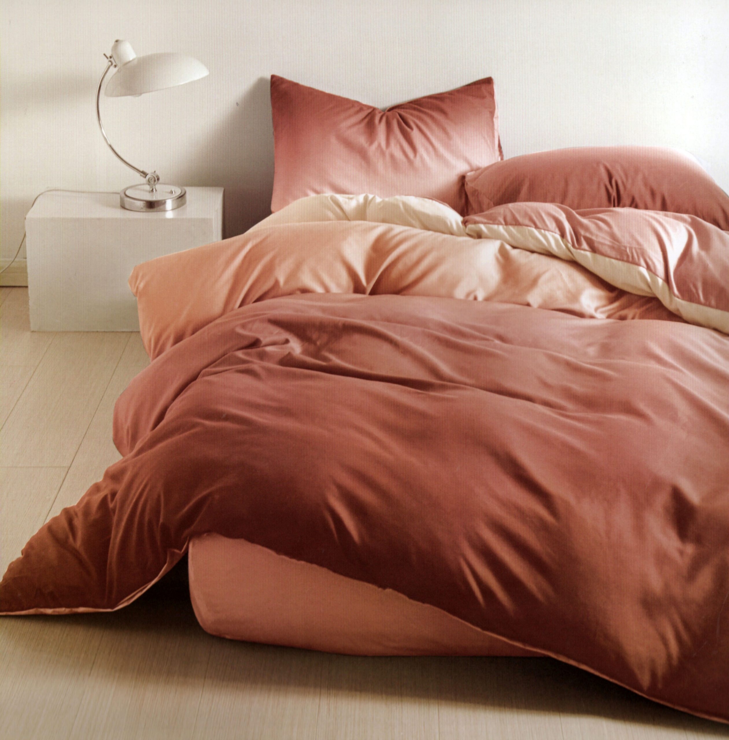 1011 160×200 Gultas veļas komplekts Luna Home ar palagu, 100% kokvilna satīns - Image 1