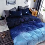 200×220 Gultas veļas komplekts Luna Home ar palagu, 100% kokvilna satīns