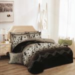 160×200 Gultas veļas komplekts Luna Home ar palagu, 100% kokvilna satīns