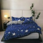 160×200 Gultas veļas komplekts Luna Home ar palagu, 100% kokvilna satīns
