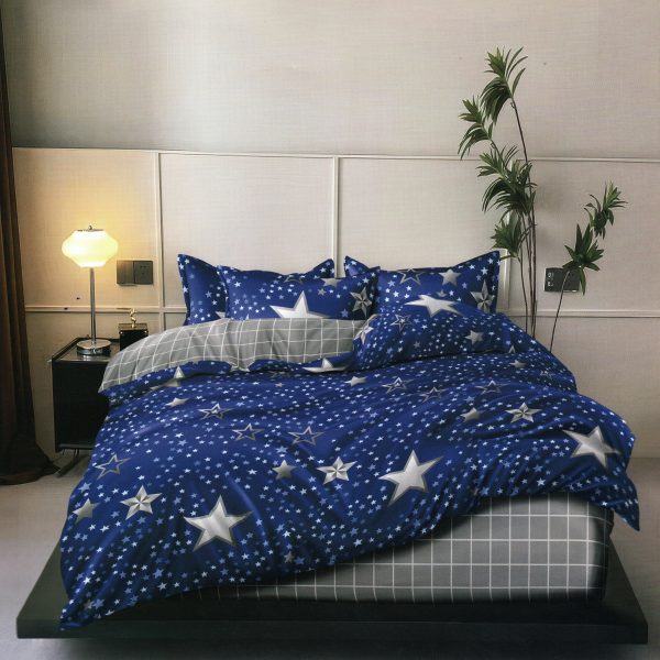 160×200 Gultas veļas komplekts Luna Home ar palagu, 100% kokvilna satīns