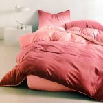 200×220 Gultas veļas komplekts Luna Home ar palagu, 100% kokvilna satīns