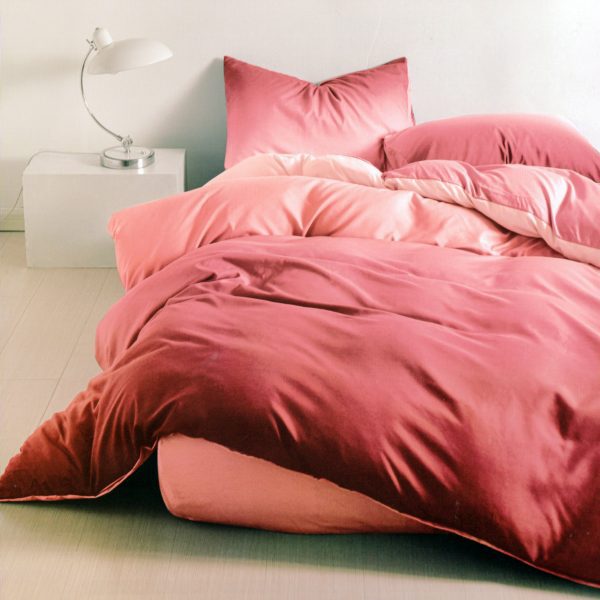 200×220 Gultas veļas komplekts Luna Home ar palagu, 100% kokvilna satīns