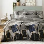 160×200 Gultas veļas komplekts Luna Home ar palagu, 100% kokvilna satīns