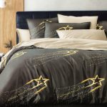 160×200 Gultas veļas komplekts Luna Home ar palagu, 100% kokvilna satīns