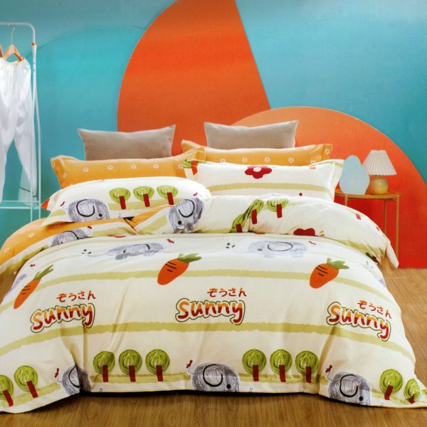 Gultas veļa 200×220 cm Luna Home – 100% kokvilna, 3. daļas, spilvendrānas 70×80