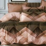 160×200 Gultas veļas komplekts Milano Zone ar palagu - 100% kokvilna satīns