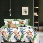 200×220 Gultas veļas komplekts Luna Home ar palagu, 100% kokvilna satīns