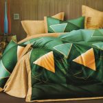 160×200 Gultas veļas komplekts Milano Zone ar palagu - 100% kokvilna satīns