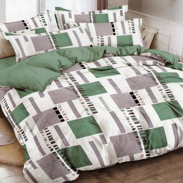 220x240 King Size Gultas veļas komplekts by MILANO ar palagu/ 100% kokvilna satīns