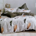 200×200 Gultas veļas komplekts Milano Zone ar palagu – 100% kokvilna satīns