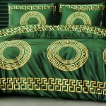 200x220 Gultas veļas komplekts Milano Zone ar palagu - 100% kokvilna satīns